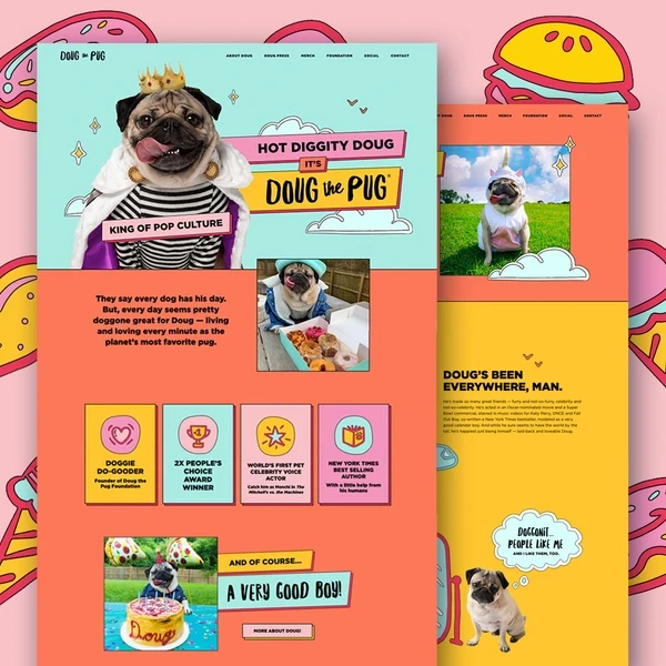 Doug the Pug Website