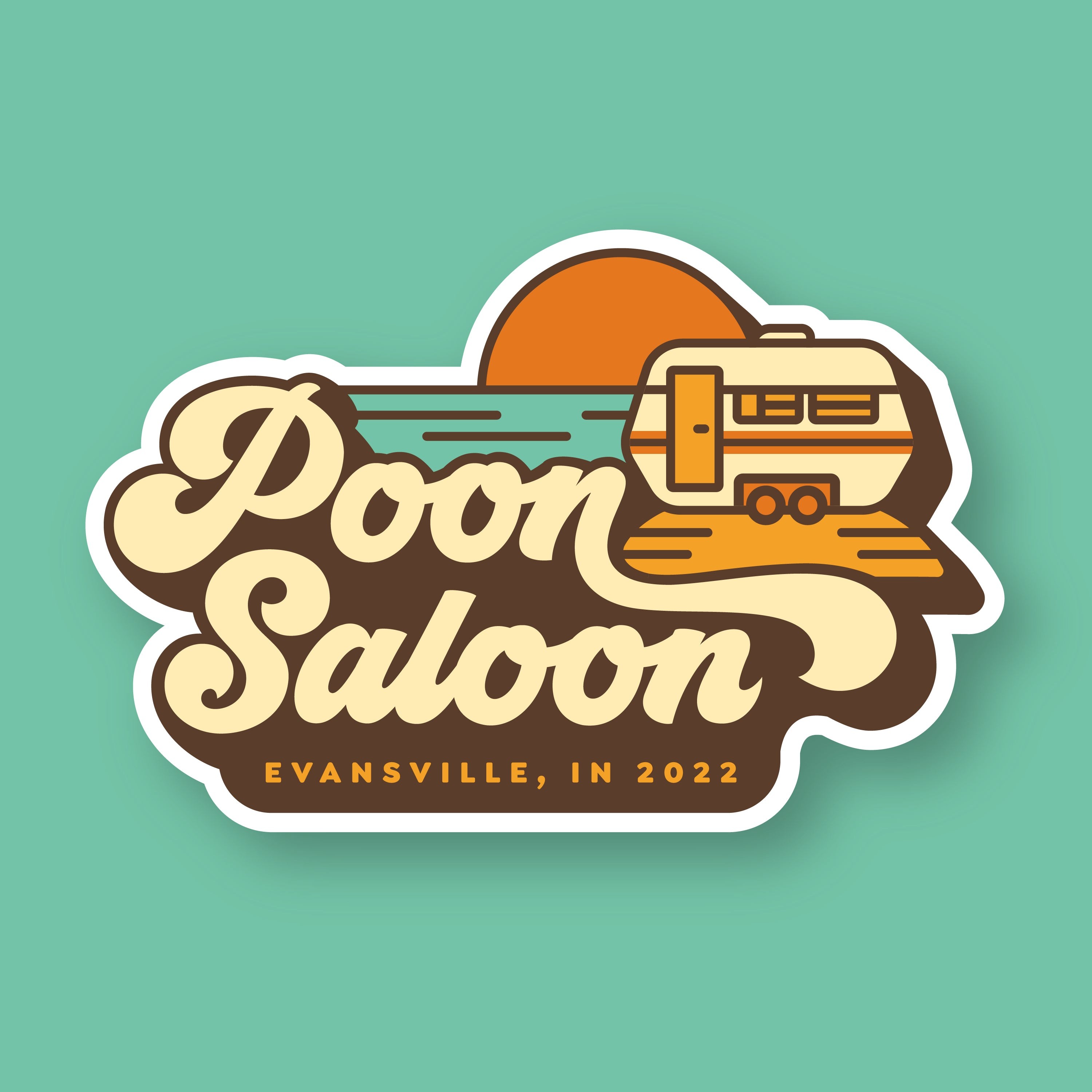 Poon Saloon Sticker
